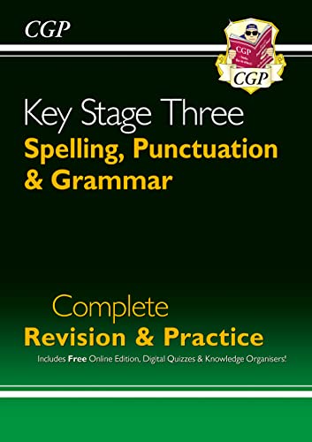 New KS3 Spelling, Punctuation & Grammar Complete Revision & Practice (with Online Edition & Quizzes) von Coordination Group Publications Ltd (CGP)